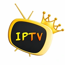 Fame IPTV gold television and crown